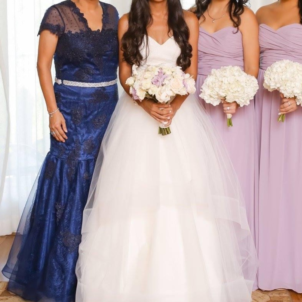 Blue formal gown